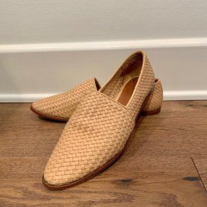 NISOLO Woven Tan Loafers (9)